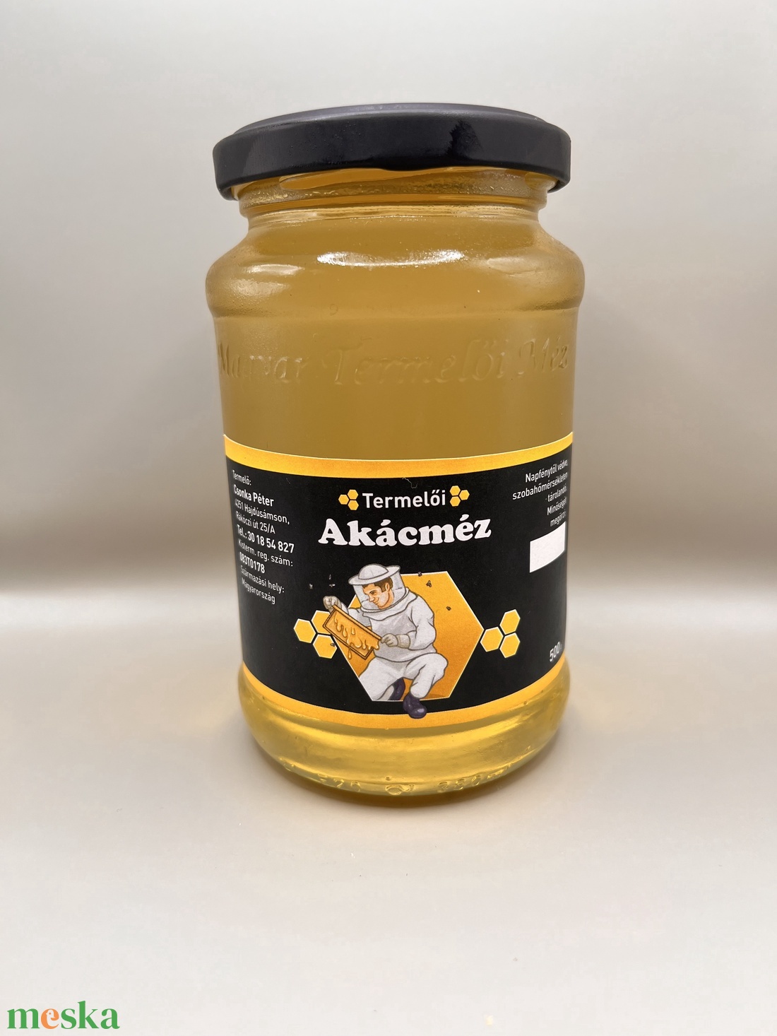 Akácméz 250g - élelmiszer - méz & propolisz - Meska.hu Akácméz 250g - élelmiszer - méz & propolisz - Meska.hu