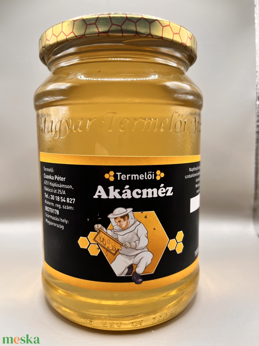 Akácméz 250g - élelmiszer - méz & propolisz - Meska.hu Akácméz 250g - élelmiszer - méz & propolisz - Meska.hu