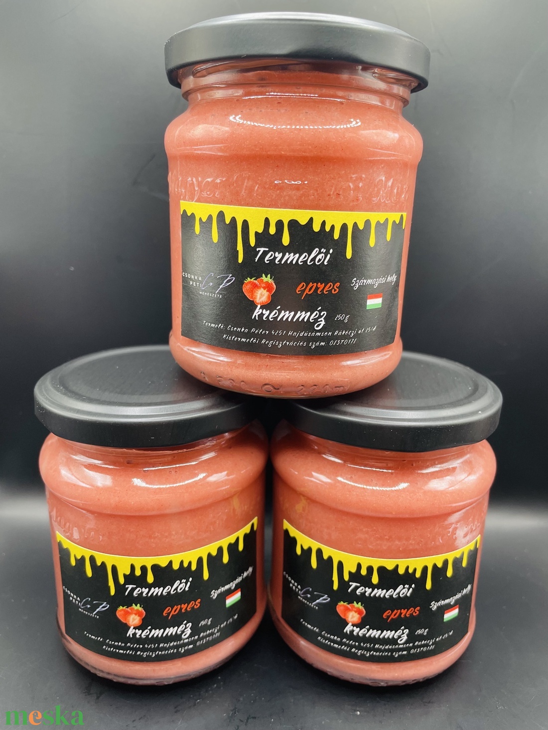 Epres krémméz 250 g - élelmiszer - méz & propolisz - Meska.hu