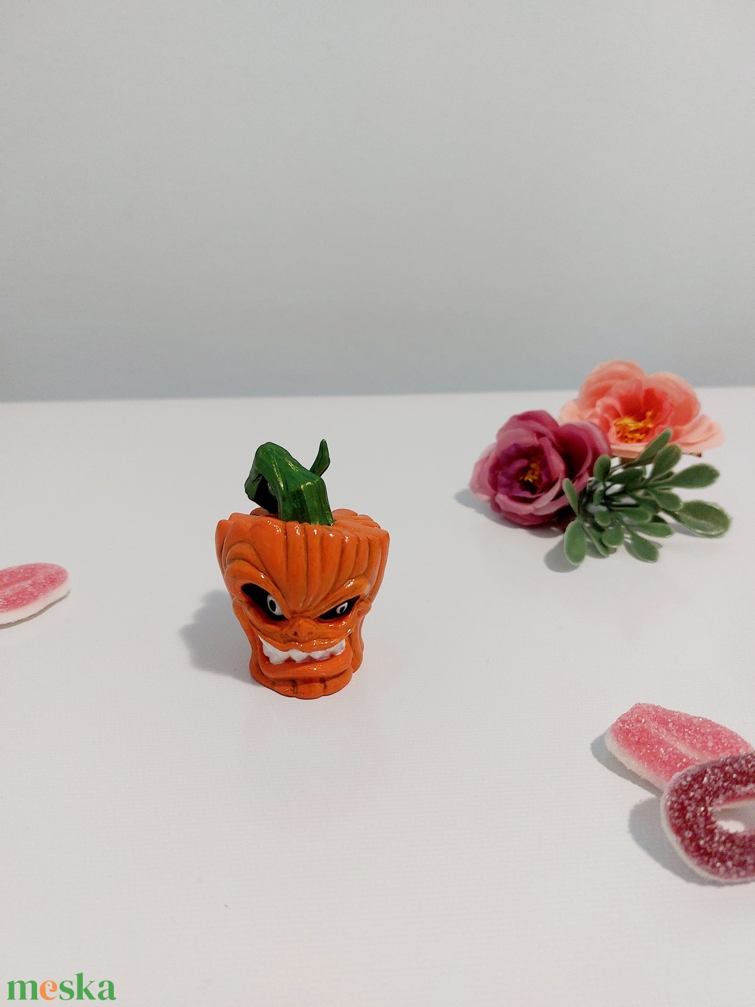 3D nyomtatott, kézzel festett, Halloweeni gonosz kis tökfej, Halloweeni faluhoz, városhoz, ajándékba, dekoráció, új - otthon & életmód - dekoráció - halloween - halloweeni dekoráció - Meska.hu 3D nyomtatott, kézzel festett, Halloweeni gonosz kis tökfej, Halloweeni faluhoz, városhoz, ajándékba, dekoráció, új - otthon & életmód - dekoráció - halloween - halloweeni dekoráció - Meska.hu