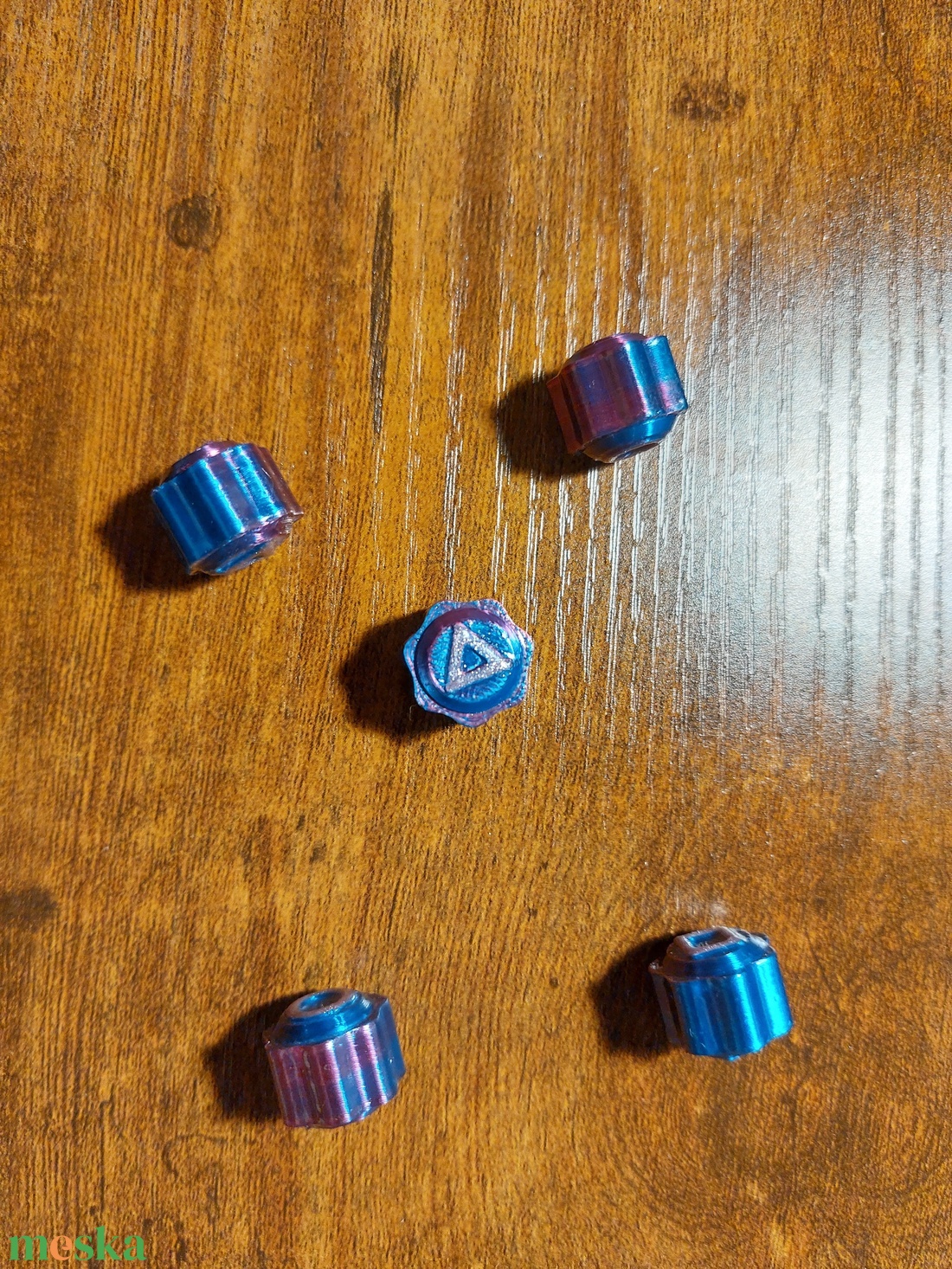 Squid Game Gongi kékeslila, színjátszó, társasjáték, ügyességi játék, új - játék & sport - táblajáték és kártyajáték - társasjátékok - dobókocka - Meska.hu