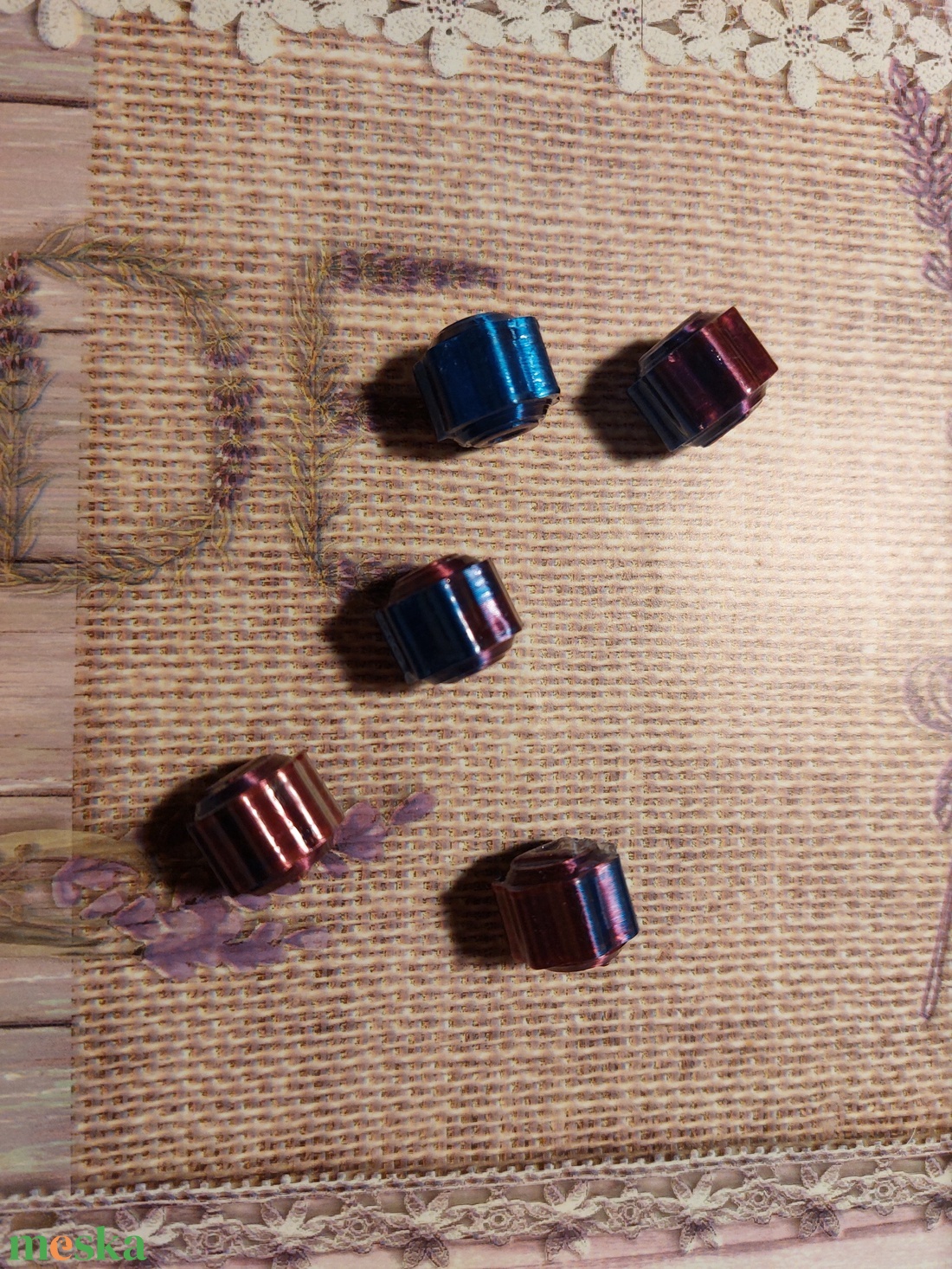 Squid Game Gongi kékeslila, színjátszó, társasjáték, ügyességi játék, új - játék & sport - táblajáték és kártyajáték - társasjátékok - dobókocka - Meska.hu