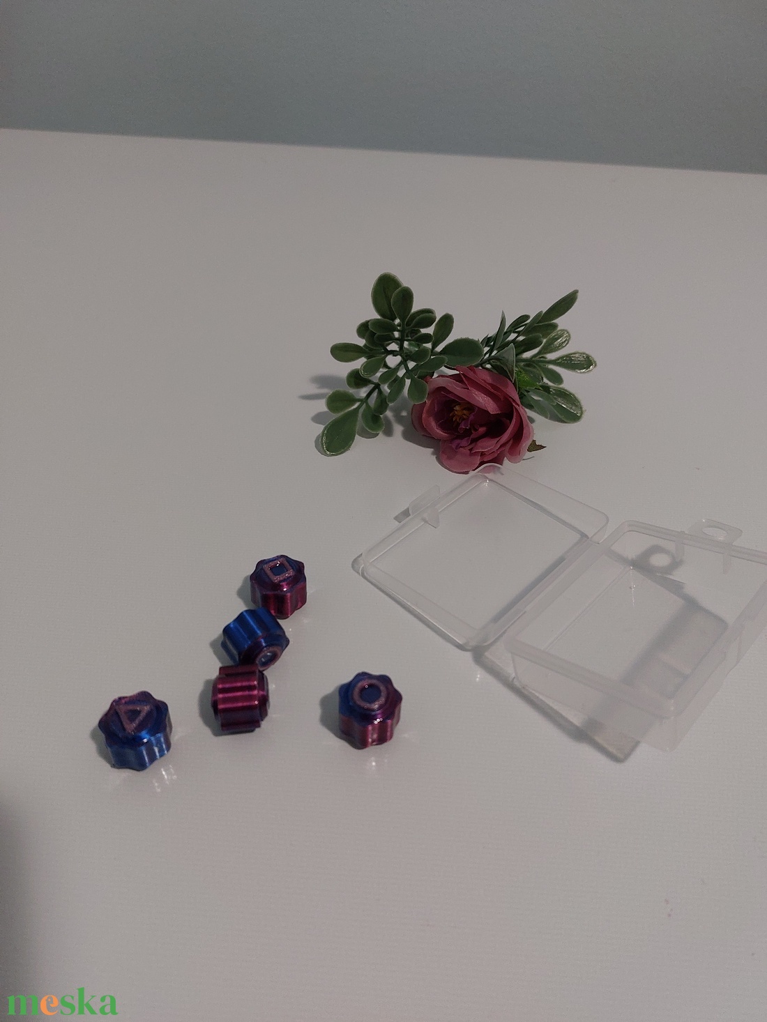 Squid Game Gongi kékeslila, színjátszó, társasjáték, ügyességi játék, új - játék & sport - táblajáték és kártyajáték - társasjátékok - dobókocka - Meska.hu