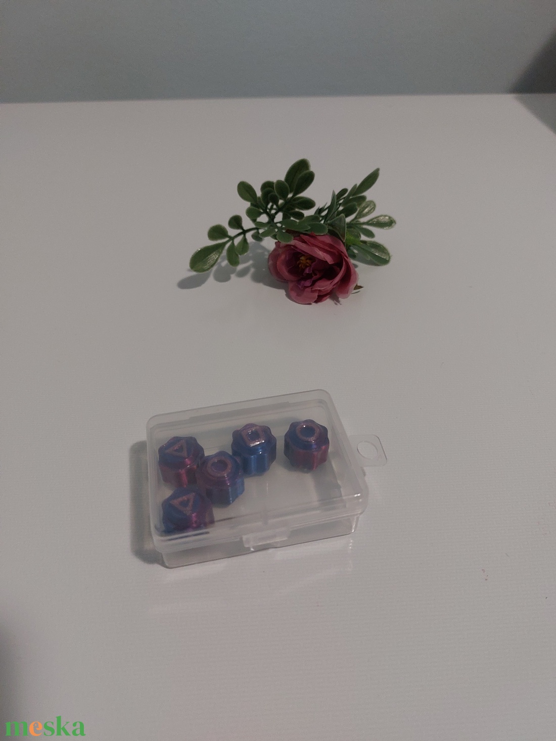 Squid Game Gongi kékeslila, színjátszó, társasjáték, ügyességi játék, új - játék & sport - táblajáték és kártyajáték - társasjátékok - dobókocka - Meska.hu