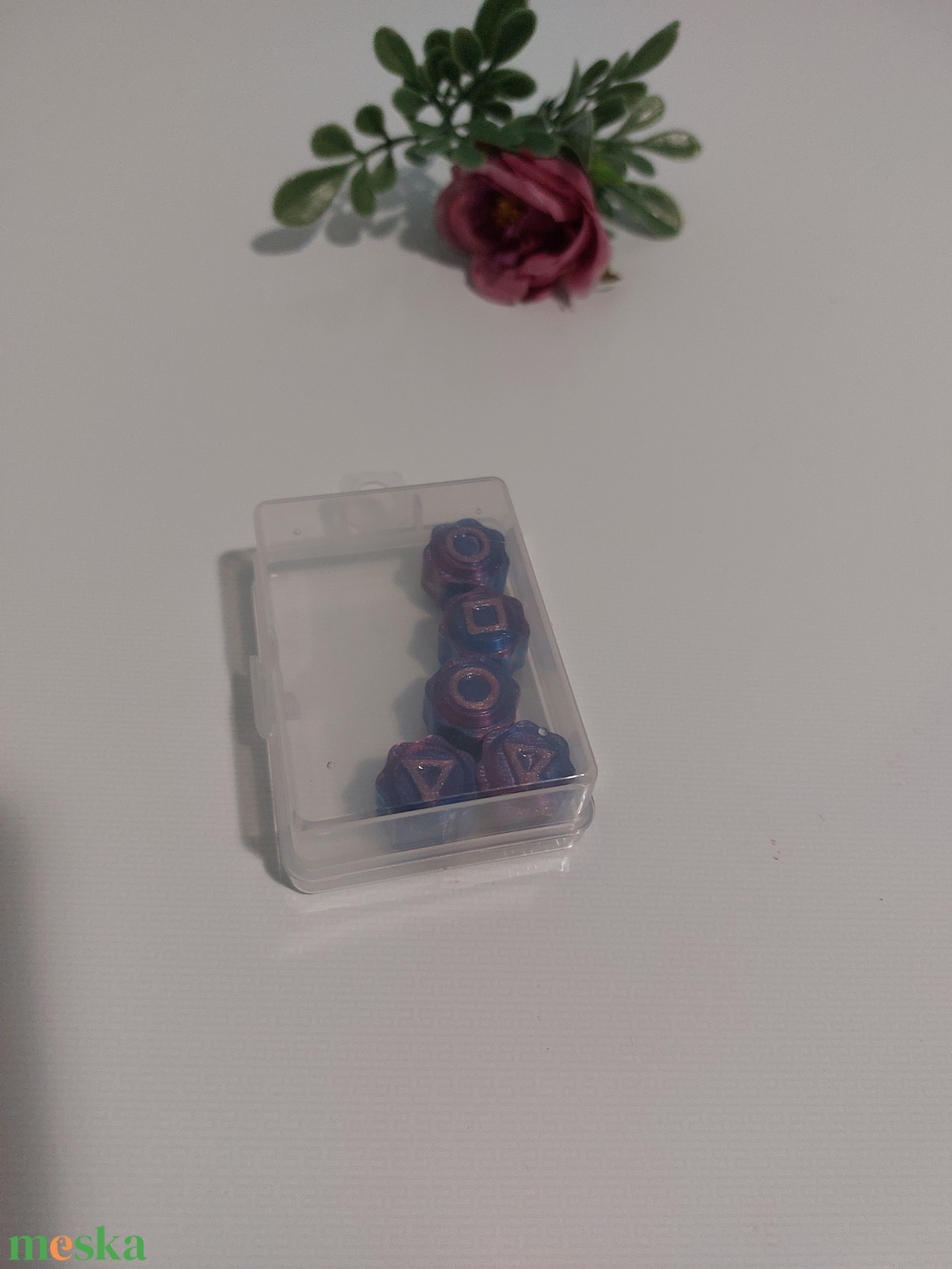 Squid Game Gongi kékeslila, színjátszó, társasjáték, ügyességi játék, új - játék & sport - táblajáték és kártyajáték - társasjátékok - dobókocka - Meska.hu