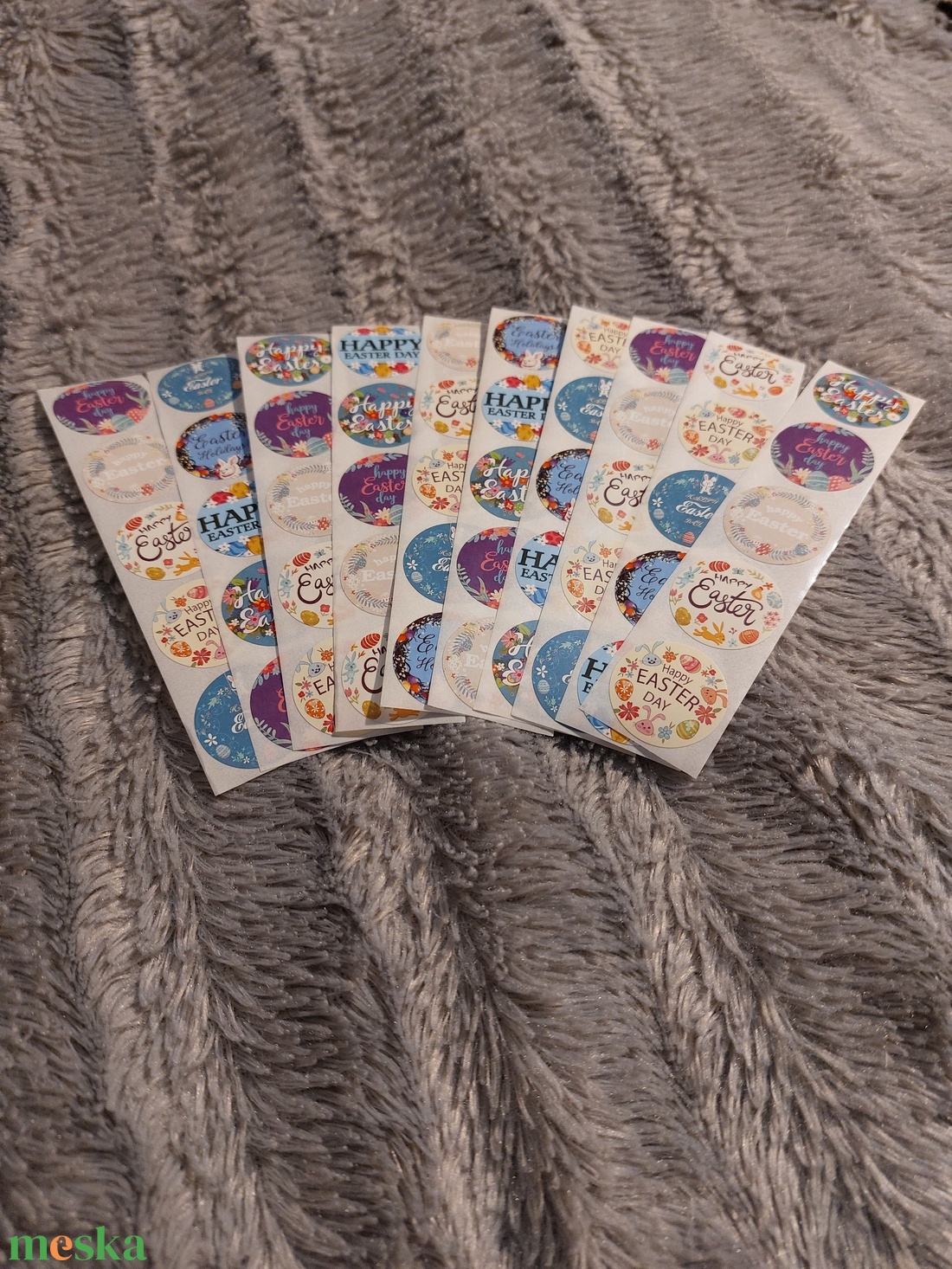 Happy Easter, Húsvéti matrica vegyes csomag, 50 db-os  - kellékek & szerszámok - dekorációs kellékek - matricaív - Meska.hu