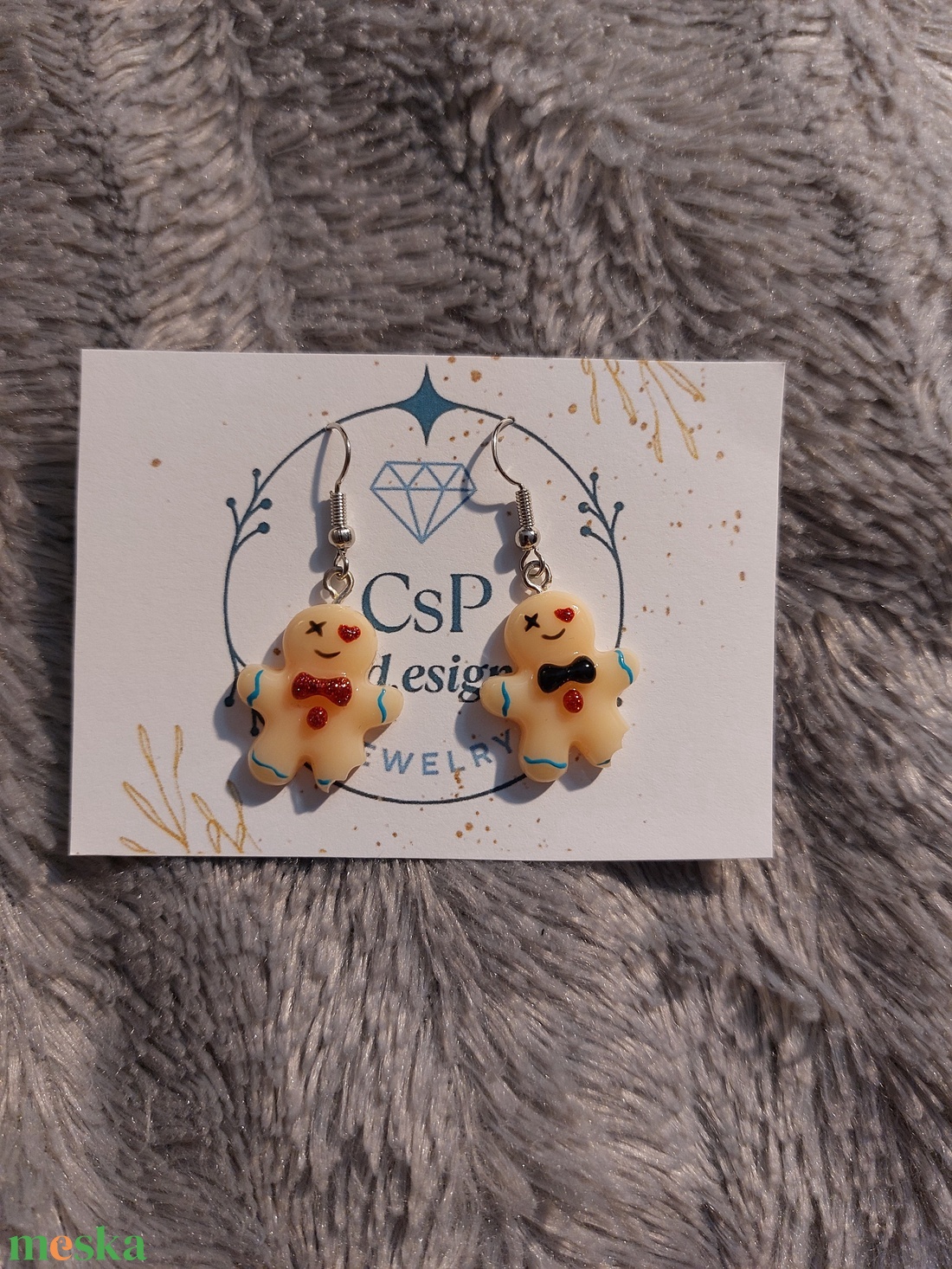 Névre szóló, kézzel készült Mézis ajándékok, szeretettel összeállítva, díszcsomagolásban - ékszer - fülbevaló - lógó fülbevaló - Meska.hu