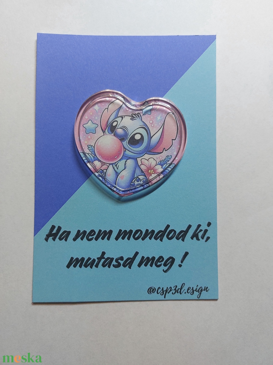 Lilo és Stich kitűző, táskadísz - ékszer - kitűző és bross - Meska.hu