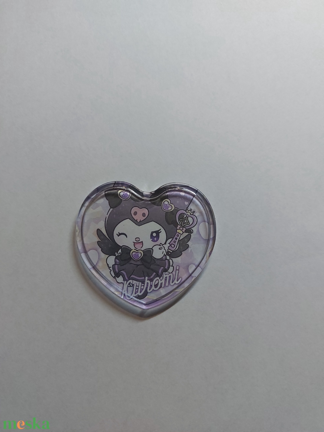 Sanrio Kawaii, cuki Kuromi kitűző - ékszer - kitűző és bross - Meska.hu