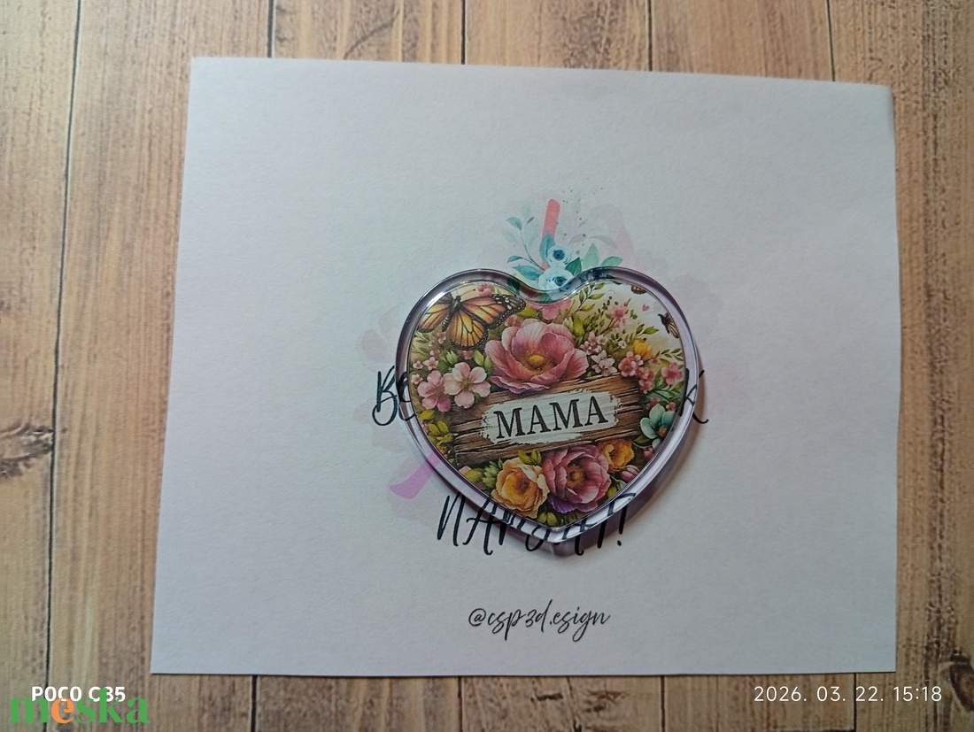 Anyák napi ajándék, egyedi kitűző díszcsomagolásban, ünnepi meglepetés, új - ékszer - kitűző és bross - Meska.hu