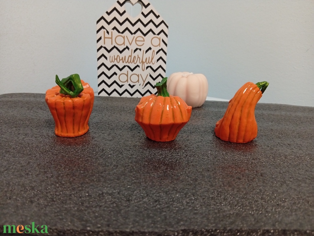 Happy Pumpkin vicces tökfejek - otthon & életmód - dekoráció - asztal és polc dekoráció - asztaldísz - Meska.hu