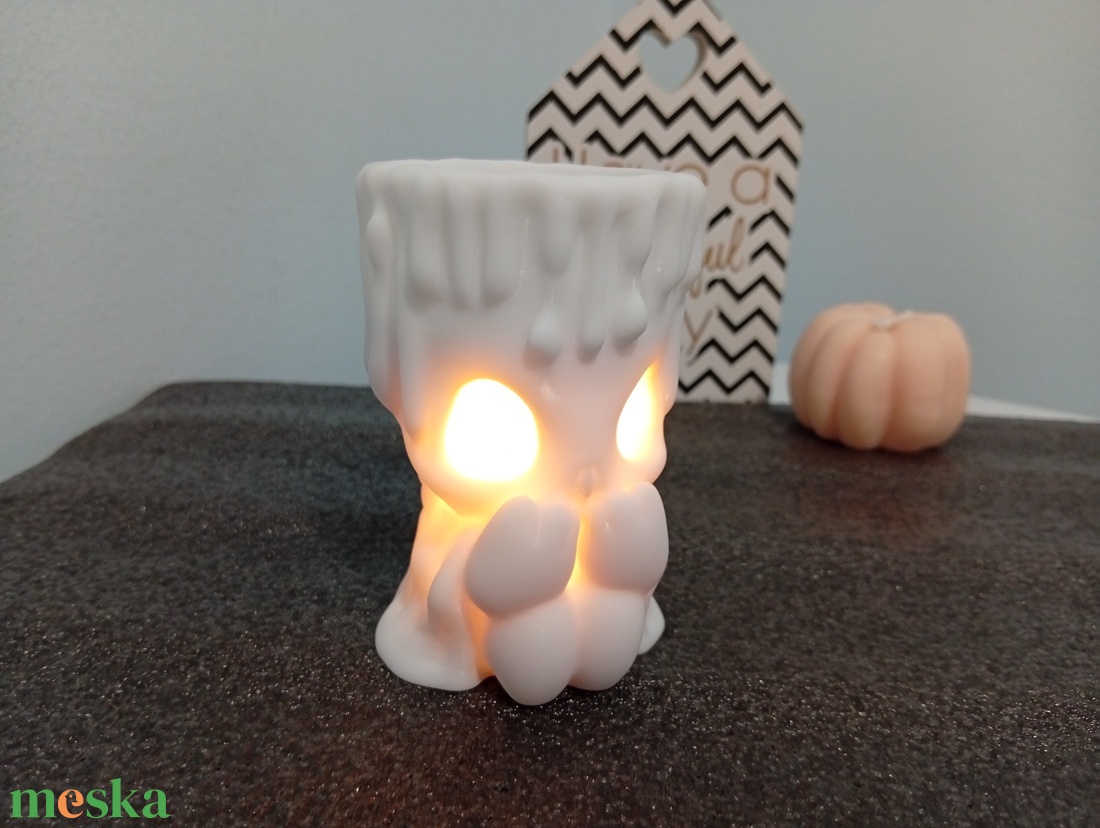 White Little Candle � hangulatos gyertyácska mécses, lámpa, apróság-, édesség-, ékszertartó - otthon & életmód - gyertya, illat, aroma - mécses és mécsestartó - Meska.hu