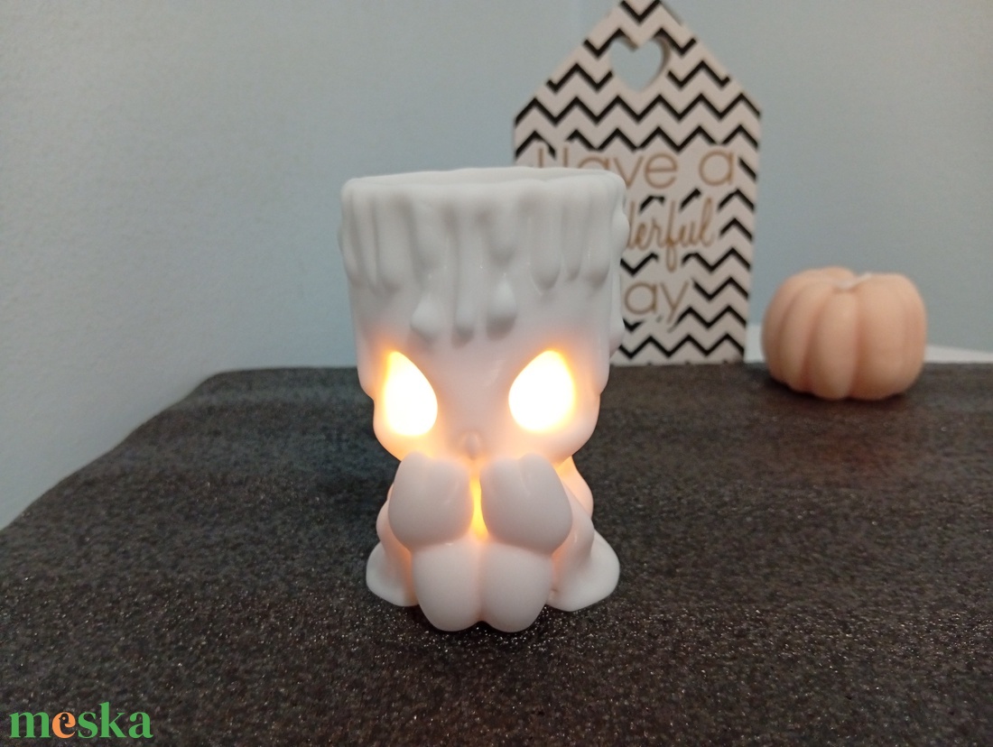 White Little Candle � hangulatos gyertyácska mécses, lámpa, apróság-, édesség-, ékszertartó - otthon & életmód - gyertya, illat, aroma - mécses és mécsestartó - Meska.hu