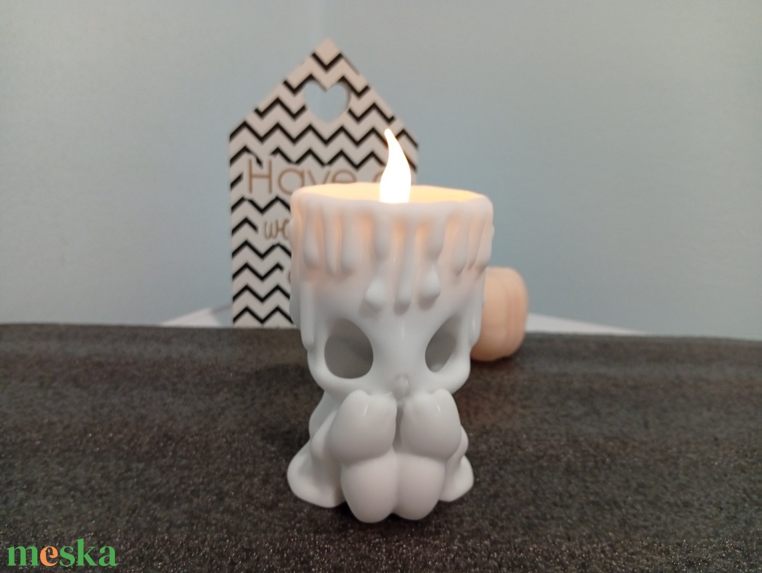 White Little Candle � hangulatos gyertyácska mécses, lámpa, apróság-, édesség-, ékszertartó - otthon & életmód - gyertya, illat, aroma - mécses és mécsestartó - Meska.hu