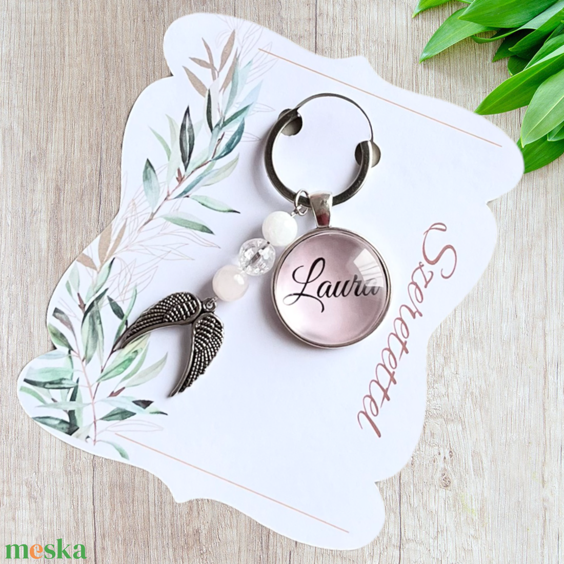 Kulcstartó és karkötő szett - névre szóló - ékszer - karkötő - gyöngyös karkötő - Meska.hu Kulcstartó és karkötő szett - névre szóló - ékszer - karkötő - gyöngyös karkötő - Meska.hu