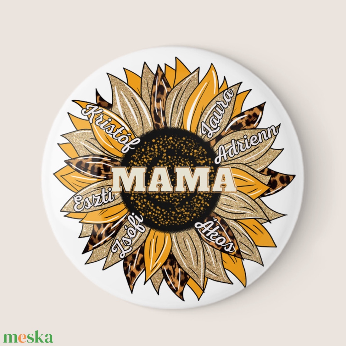 Hűtőmágnes - Mama - otthon & életmód - konyhafelszerelés, tálalás - konyhai dekoráció - hűtőmágnes - Meska.hu