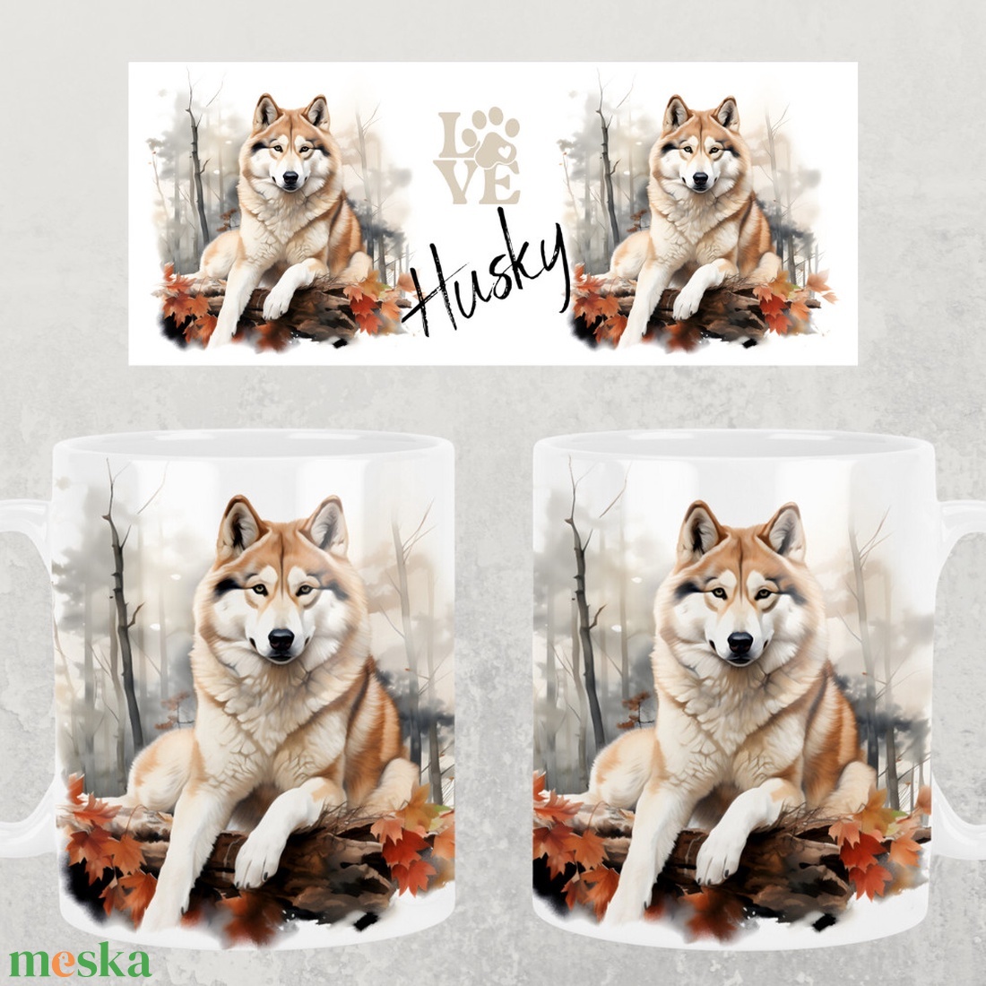 Husky bögre - otthon & életmód - konyhafelszerelés, tálalás - tálalás - bögre & csésze - Meska.hu Husky bögre - otthon & életmód - konyhafelszerelés, tálalás - tálalás - bögre & csésze - Meska.hu
