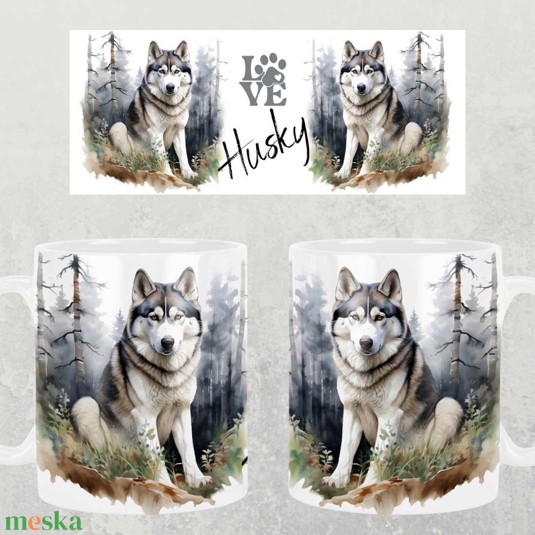 Kutyás bögre - Husky - otthon & életmód - konyhafelszerelés, tálalás - tálalás - bögre & csésze - Meska.hu Kutyás bögre - Husky - otthon & életmód - konyhafelszerelés, tálalás - tálalás - bögre & csésze - Meska.hu