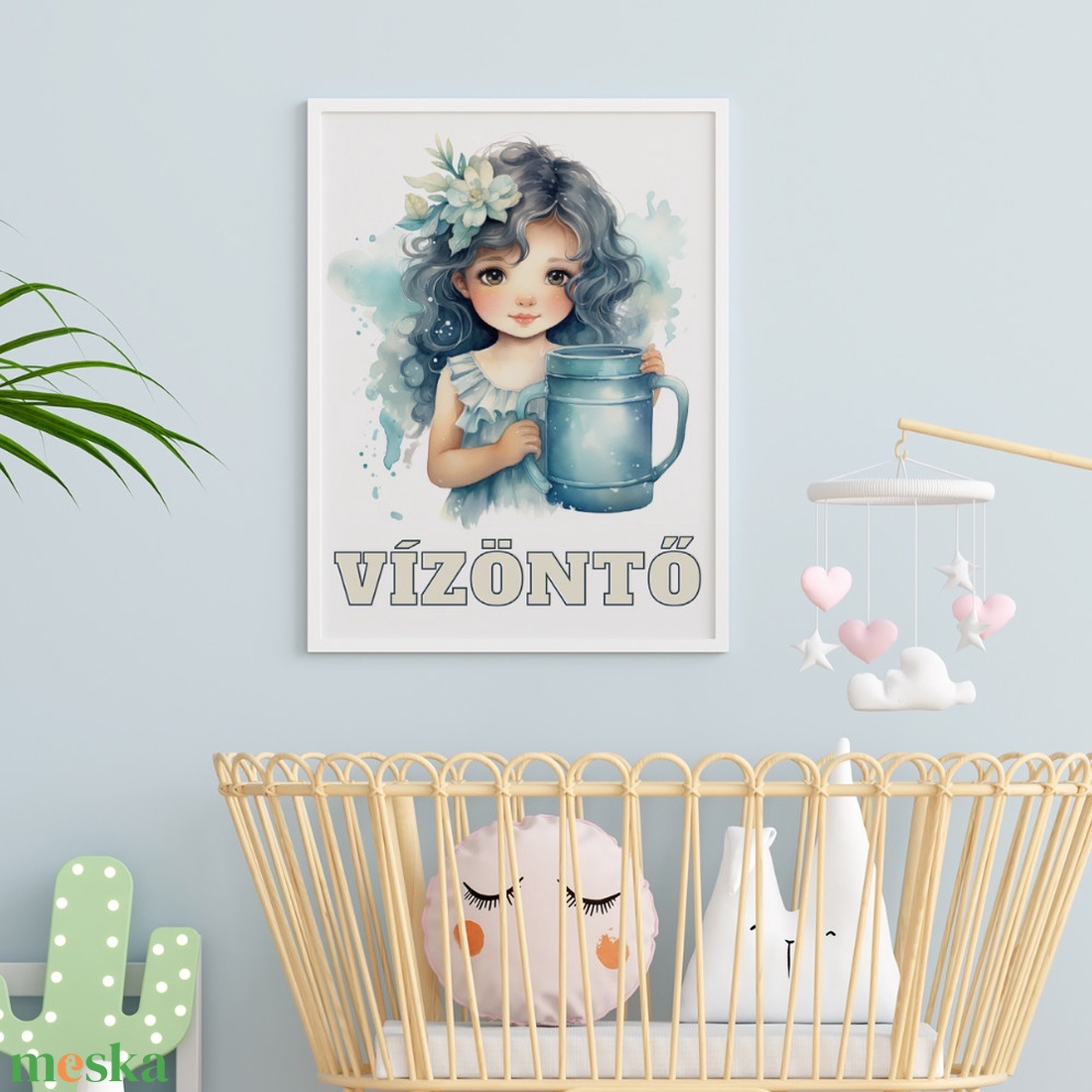Horoszkópos falikép - Vízöntő - otthon & életmód - babaszoba, gyerekszoba - babaszoba kép - Meska.hu Horoszkópos falikép - Vízöntő - otthon & életmód - babaszoba, gyerekszoba - babaszoba kép - Meska.hu