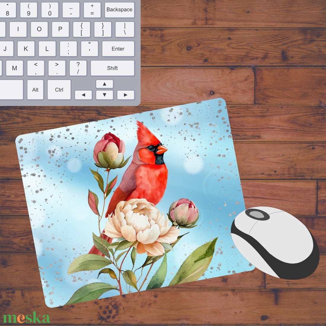 Egérpad - Madár - otthon & életmód - papír, írószer - egyedi szerkesztés - Meska.hu