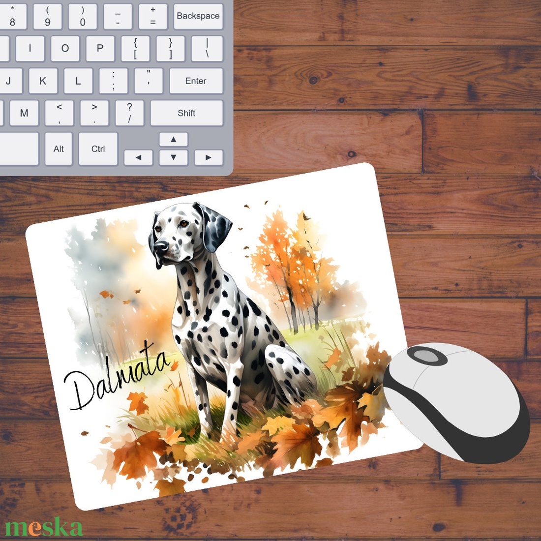 Egérpad - Dalmata - otthon & életmód - papír, írószer - egyedi szerkesztés - Meska.hu