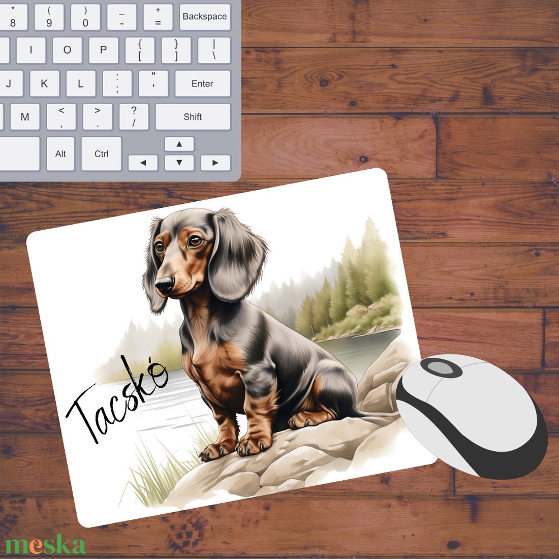 Egérpad - Tacskó - otthon & életmód - papír, írószer - egyedi szerkesztés - Meska.hu