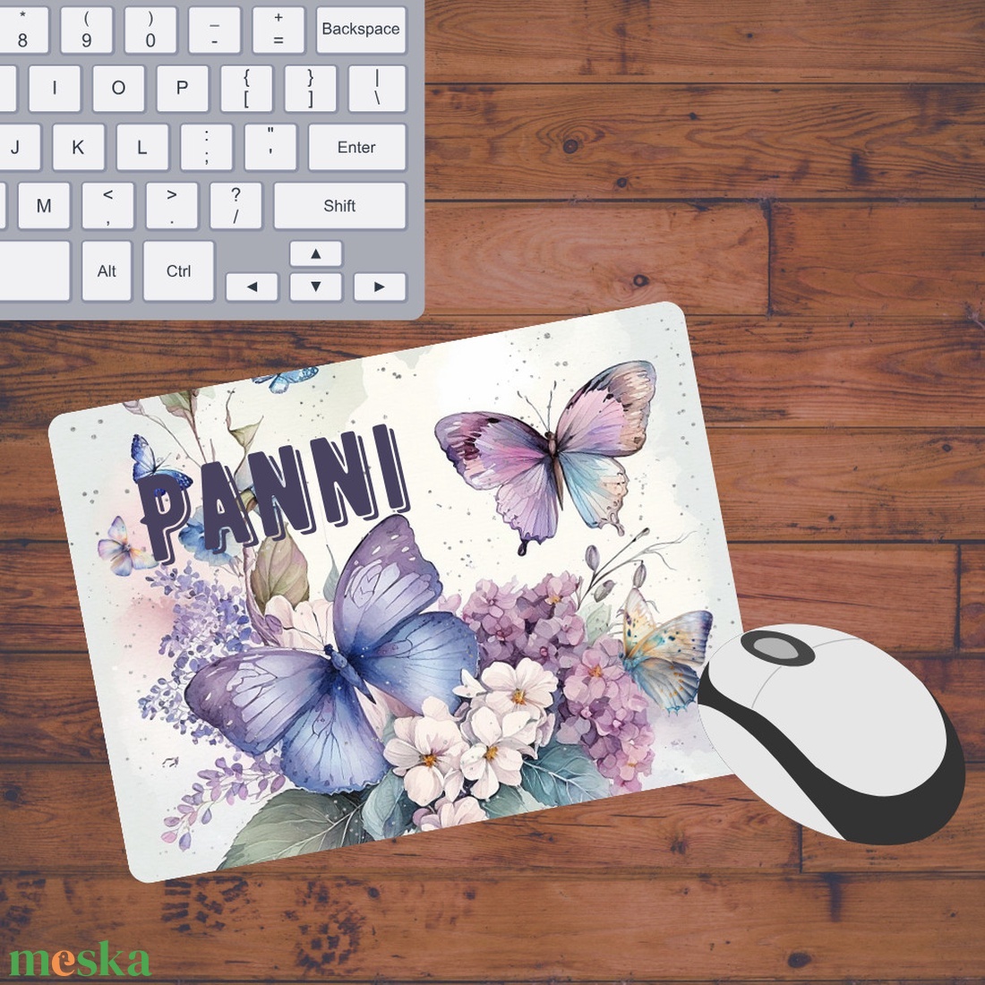 Egérpad - Pillangós - Névre szóló - otthon & életmód - papír, írószer - egyedi szerkesztés - Meska.hu Egérpad - Pillangós - Névre szóló - otthon & életmód - papír, írószer - egyedi szerkesztés - Meska.hu