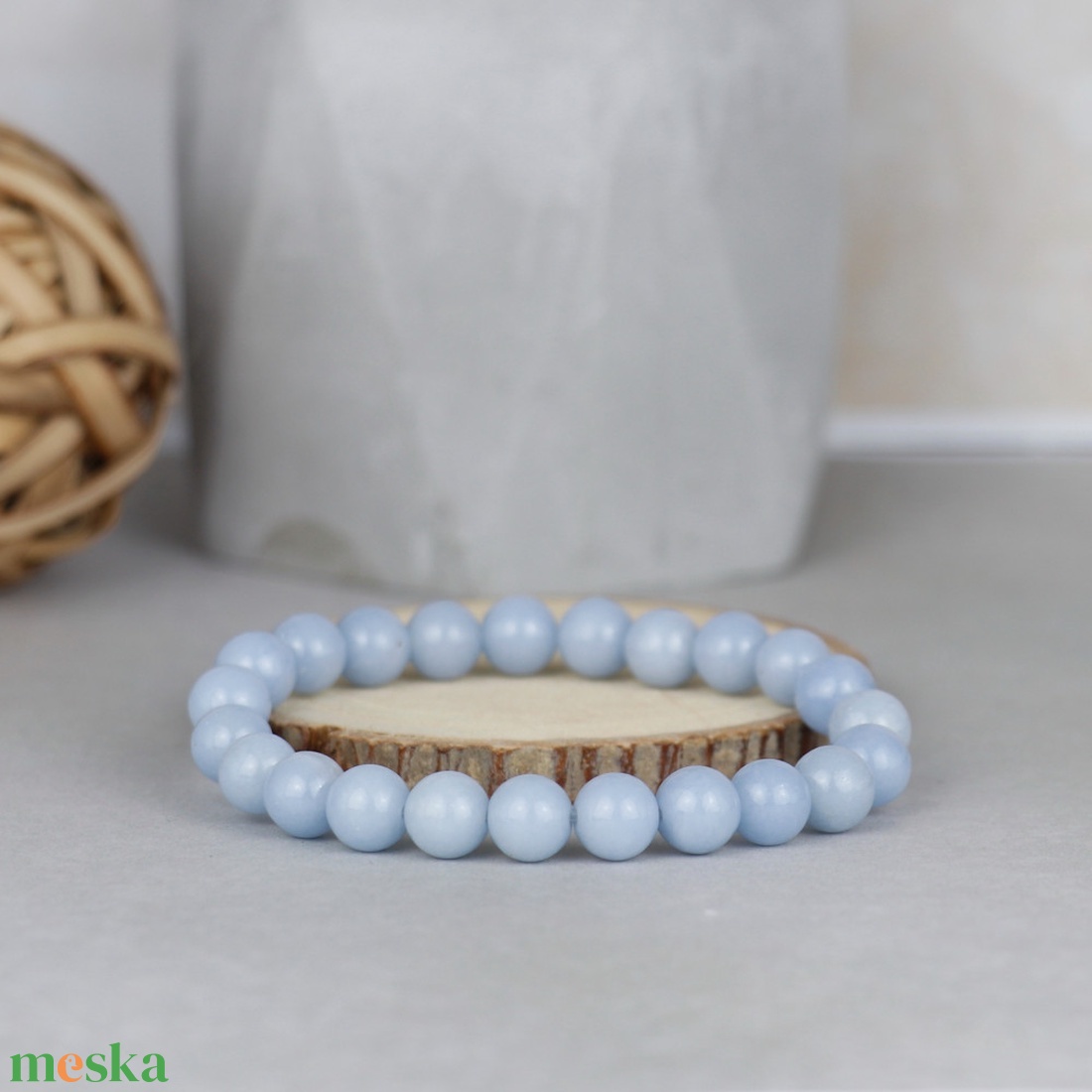 Angelit karkötő - ékszer - karkötő - gyöngyös karkötő - Meska.hu