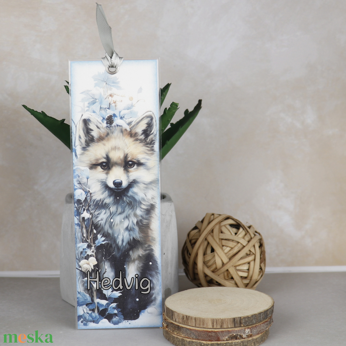 Állatos könyvjelző- róka Névre szóló - könyv & zene - könyvjelző - Meska.hu