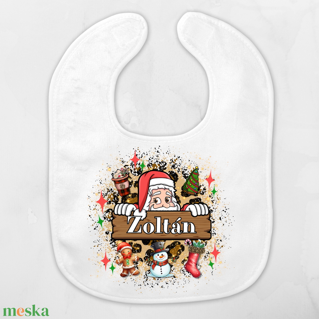 Mikulásos előke-bármilyen névvel - ruha & divat - babaruha & gyerekruha - előke & nyálkendő - Meska.hu Mikulásos előke-bármilyen névvel - ruha & divat - babaruha & gyerekruha - előke & nyálkendő - Meska.hu
