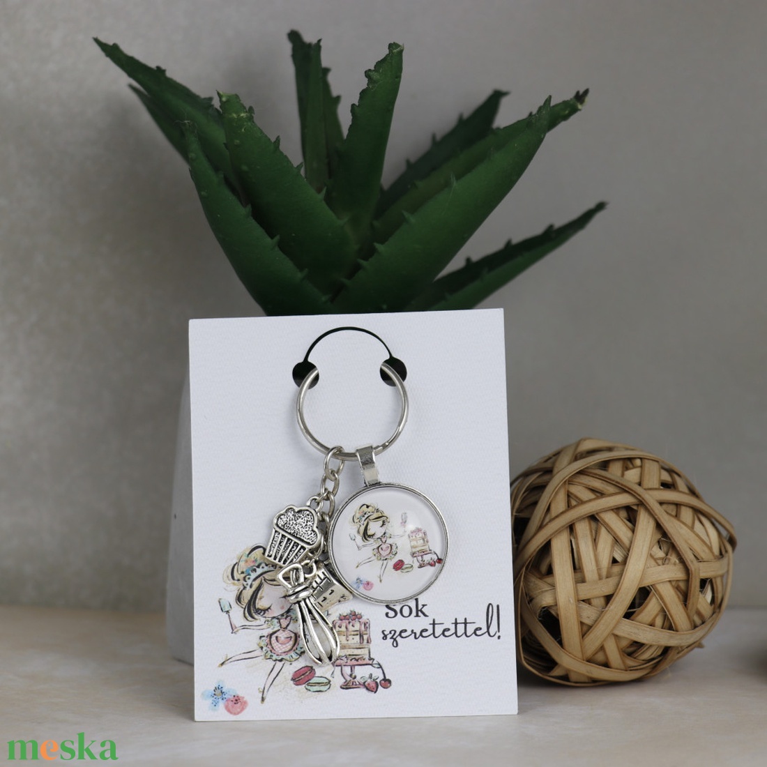 Kulcstartó - Cukrász - táska & tok - kulcstartó & táskadísz - kulcstartó - Meska.hu Kulcstartó - Cukrász - táska & tok - kulcstartó & táskadísz - kulcstartó - Meska.hu
