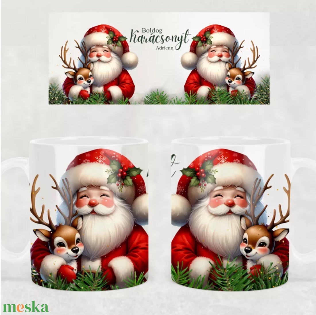 Mikulásos börge-Névre szóló - otthon & életmód - konyhafelszerelés, tálalás - tálalás - bögre & csésze - Meska.hu Mikulásos börge-Névre szóló - otthon & életmód - konyhafelszerelés, tálalás - tálalás - bögre & csésze - Meska.hu