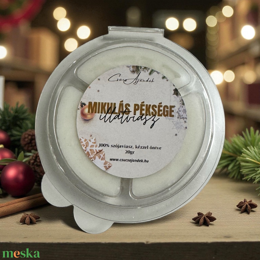 Illatviasz - Mikulás péksége 20gr. - otthon & életmód - gyertya, illat, aroma - illatviasz - Meska.hu Illatviasz - Mikulás péksége 20gr. - otthon & életmód - gyertya, illat, aroma - illatviasz - Meska.hu