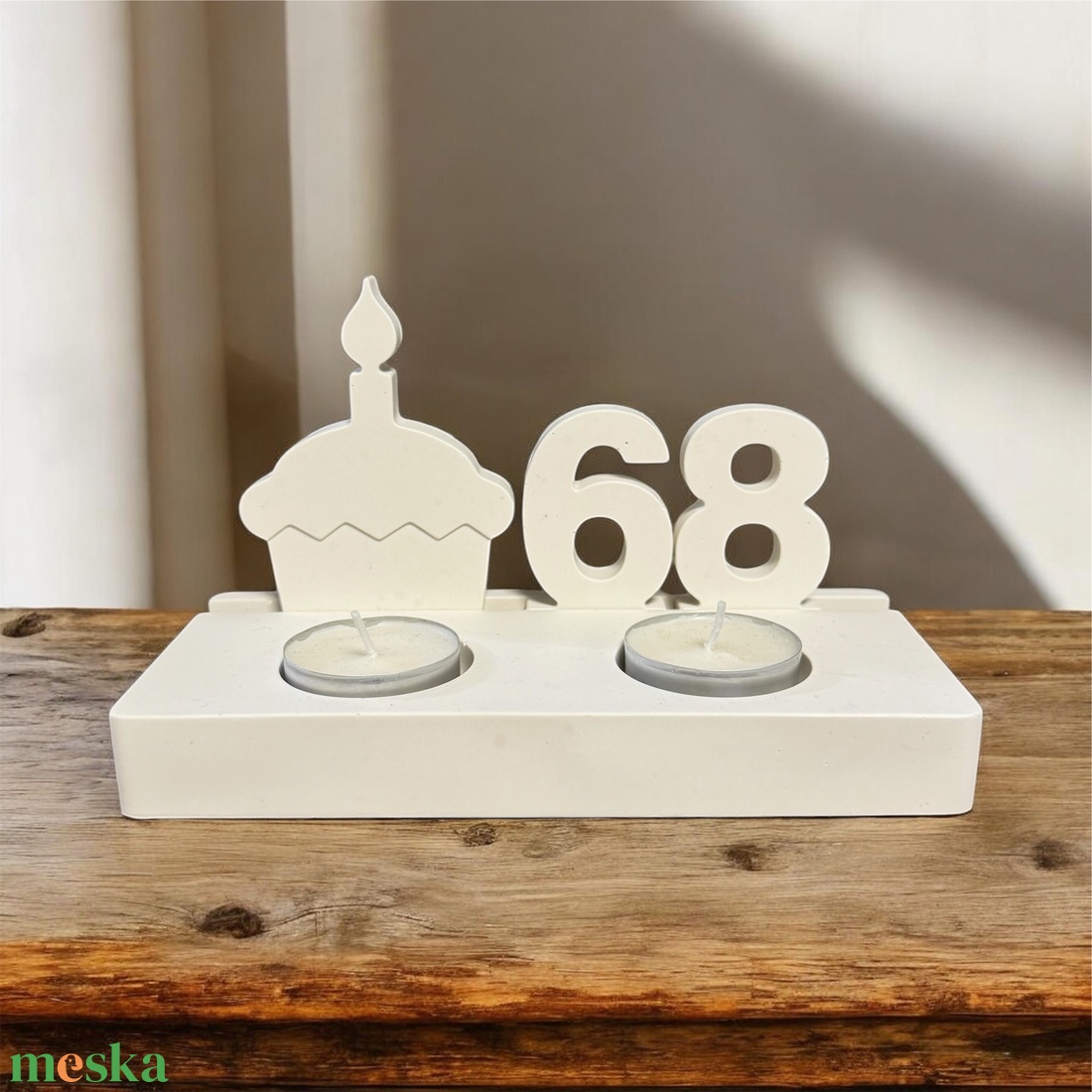 Születésnapi mécsestartó � bármilyen számmal kérhető - otthon & életmód - gyertya, illat, aroma - mécses és mécsestartó - Meska.hu