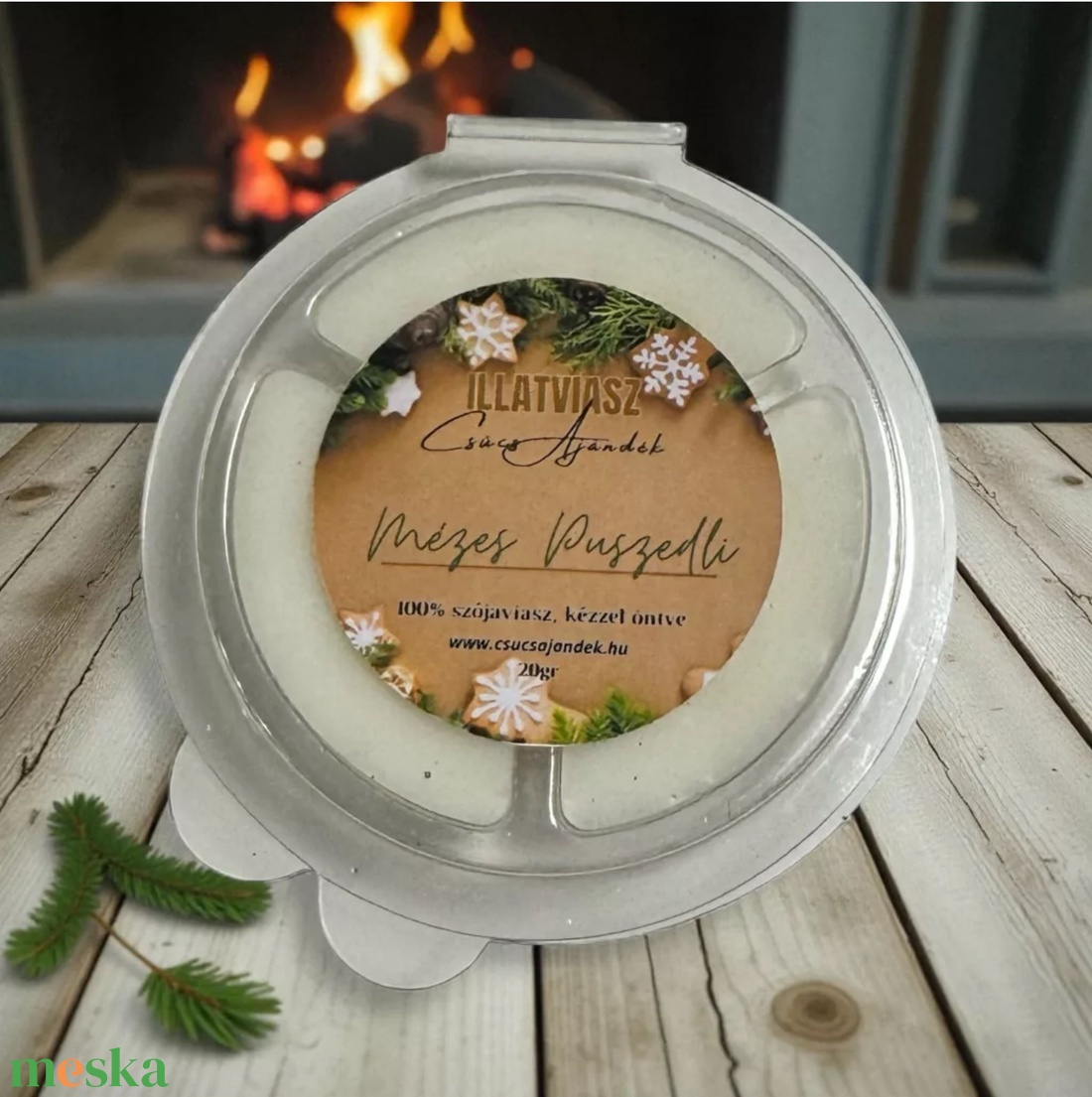 Illatviasz - Puszedli 20gr. - otthon & életmód - gyertya, illat, aroma - illatviasz - Meska.hu
