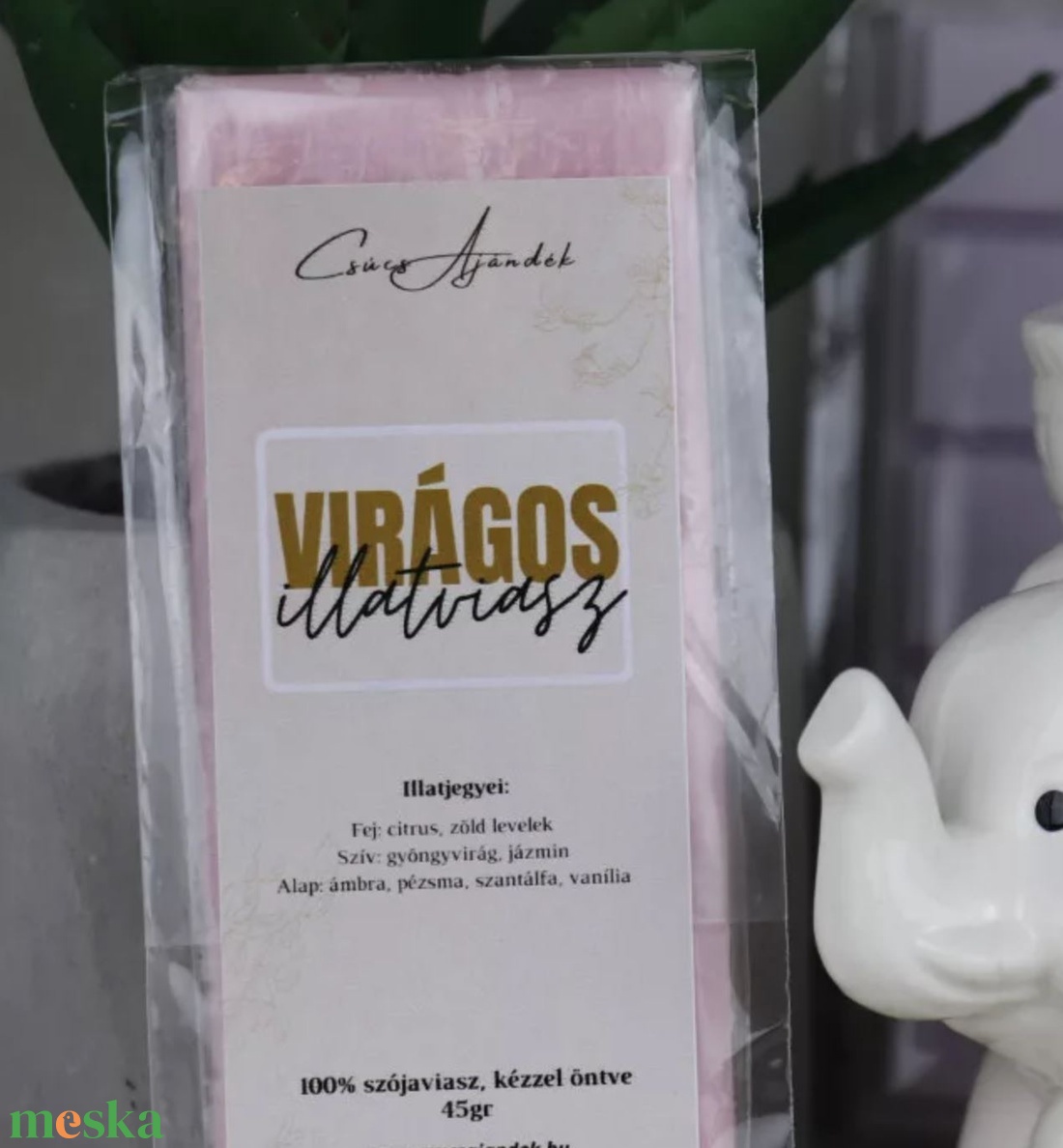 Illatviasz - Virágos - otthon & életmód - gyertya, illat, aroma - illatviasz - Meska.hu