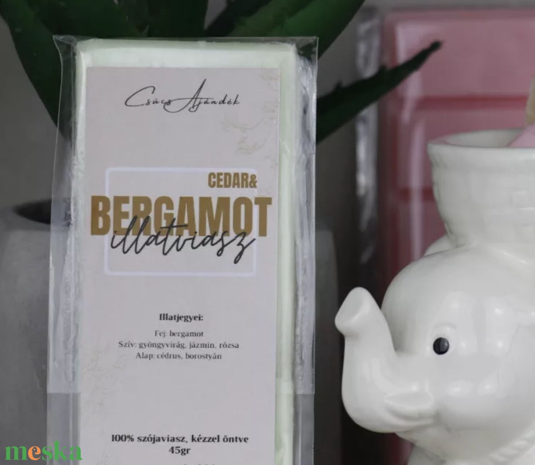 Illatviasz - Bergamot - otthon & életmód - gyertya, illat, aroma - illatviasz - Meska.hu