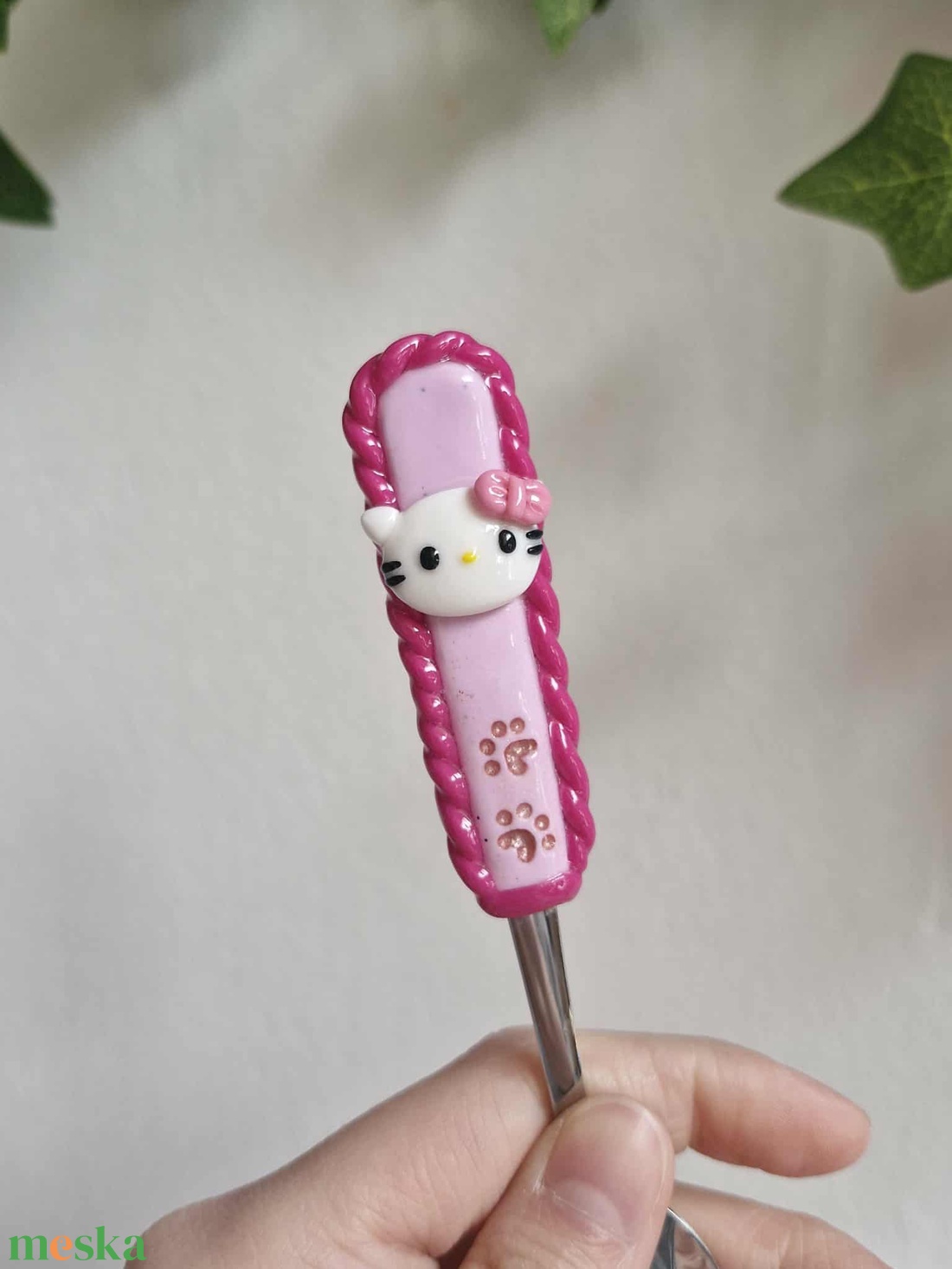 Hello Kitty kanál - otthon & életmód - konyhafelszerelés, tálalás - tálalás - kanál & villa - Meska.hu