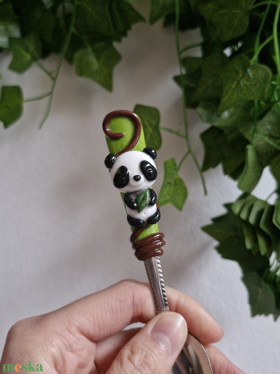 Panda kanál - otthon & életmód - konyhafelszerelés, tálalás - tálalás - kanál & villa - Meska.hu Panda kanál - otthon & életmód - konyhafelszerelés, tálalás - tálalás - kanál & villa - Meska.hu