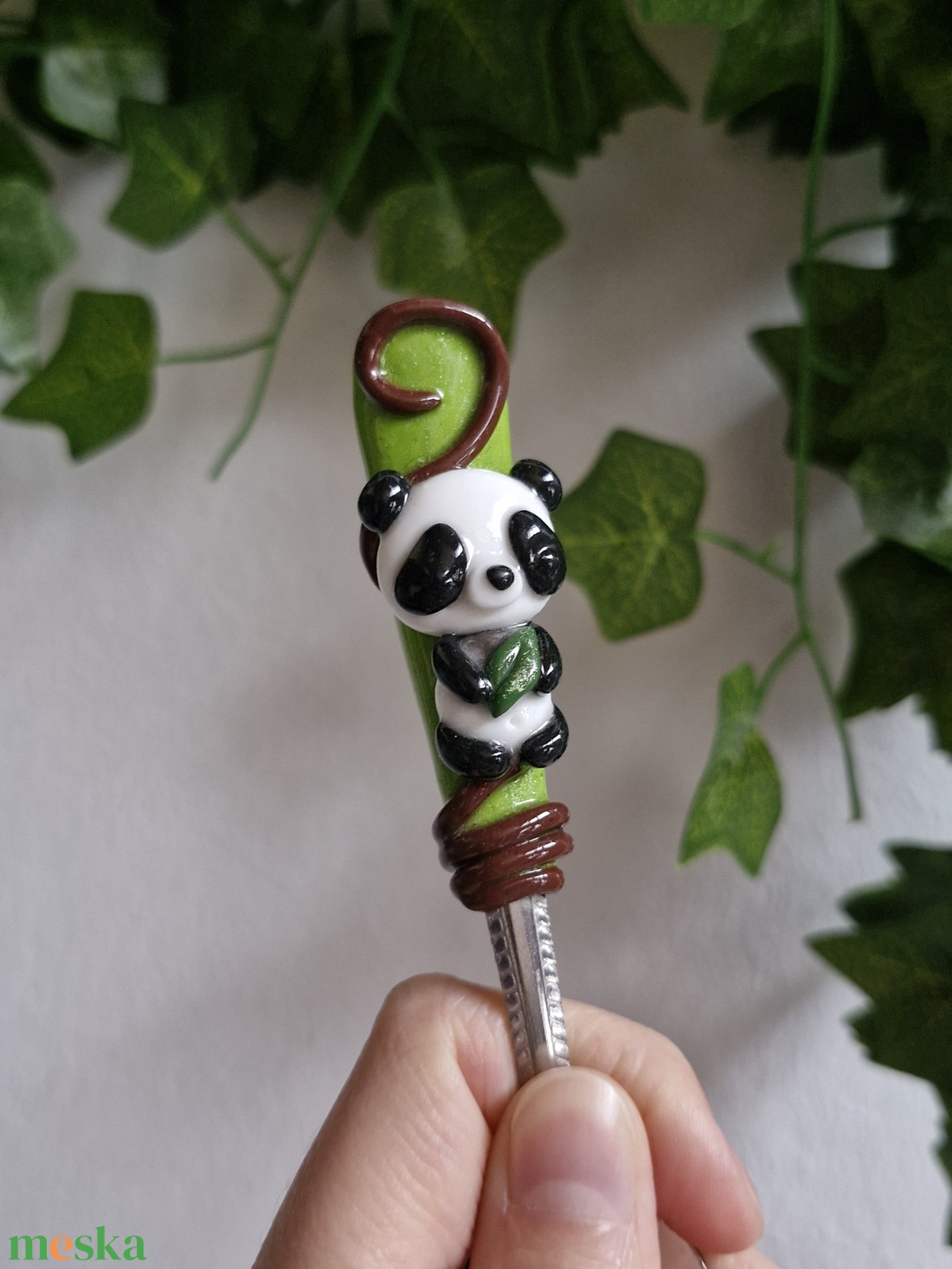 Panda kanál - otthon & életmód - konyhafelszerelés, tálalás - tálalás - kanál & villa - Meska.hu Panda kanál - otthon & életmód - konyhafelszerelés, tálalás - tálalás - kanál & villa - Meska.hu
