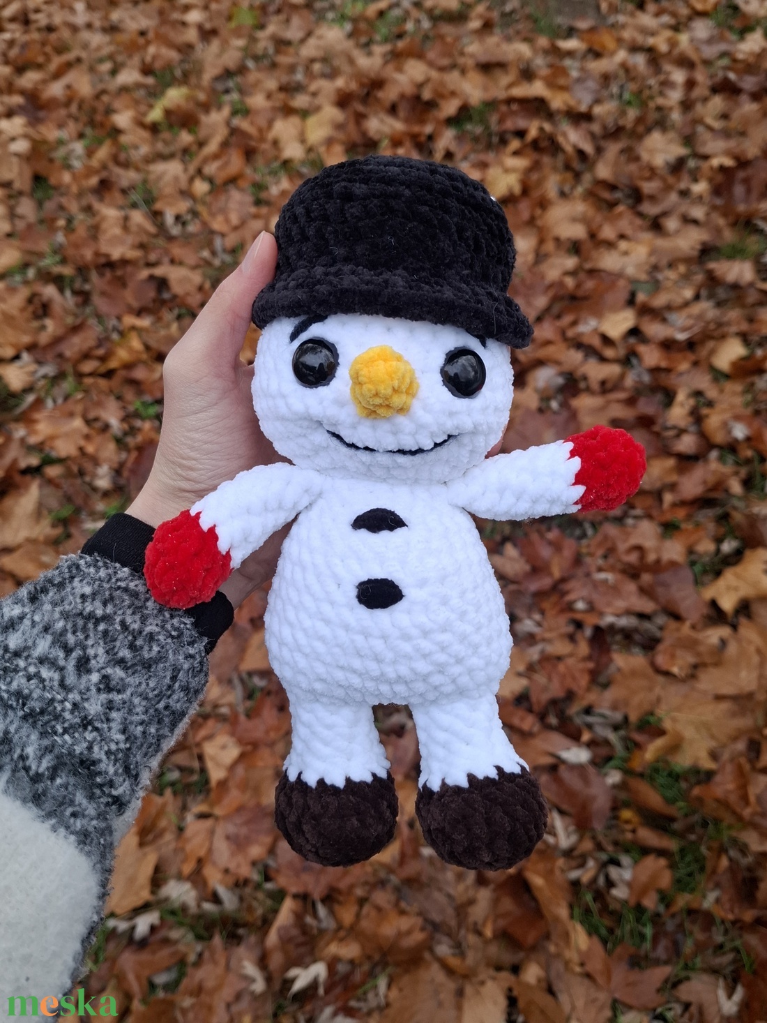 Hóember - játék & sport - plüssállat & játékfigura - más figura - Meska.hu