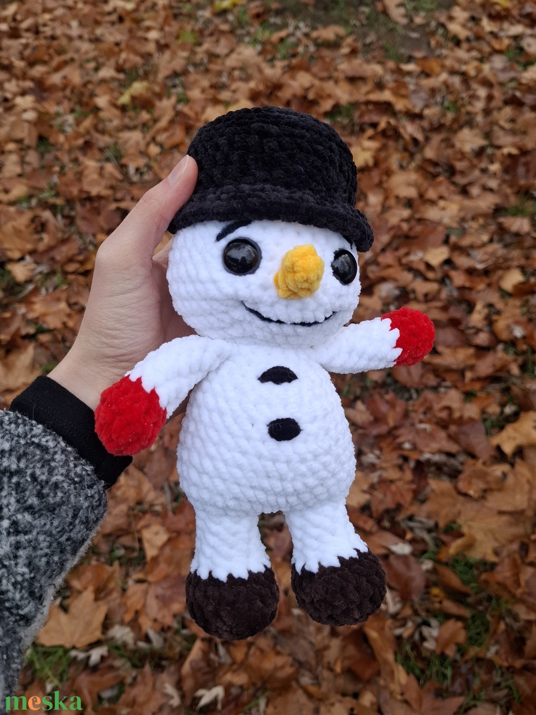 Hóember - játék & sport - plüssállat & játékfigura - más figura - Meska.hu