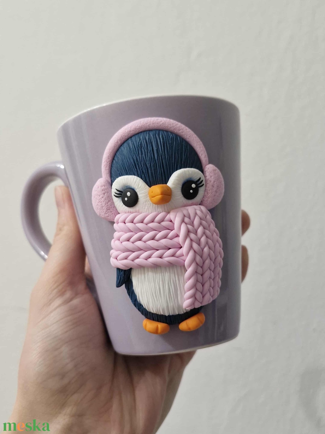 Pingvin bögre - otthon & életmód - konyhafelszerelés, tálalás - tálalás - bögre & csésze - Meska.hu