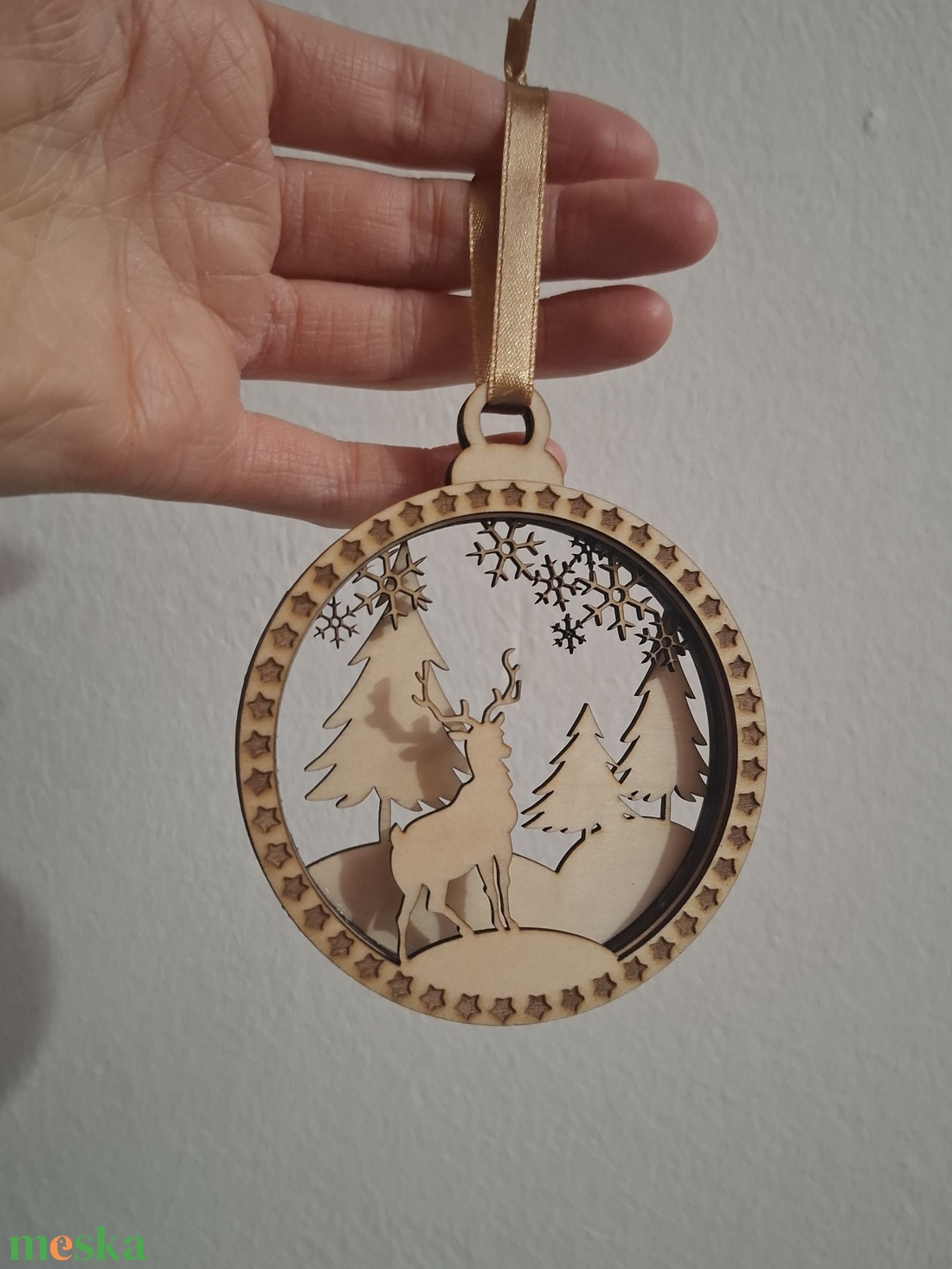 Karácsonyi dísz - karácsony - karácsonyi lakásdekoráció - karácsonyfadíszek - Meska.hu