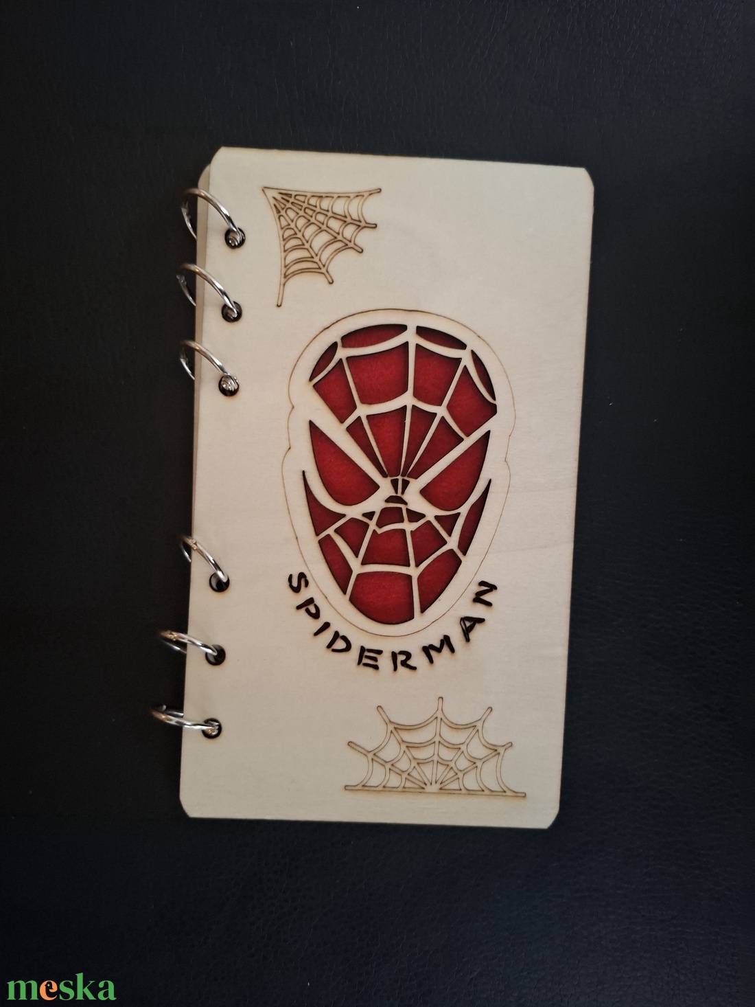 Pókember füzet - otthon & életmód - papír, írószer - jegyzetfüzet & napló - Meska.hu