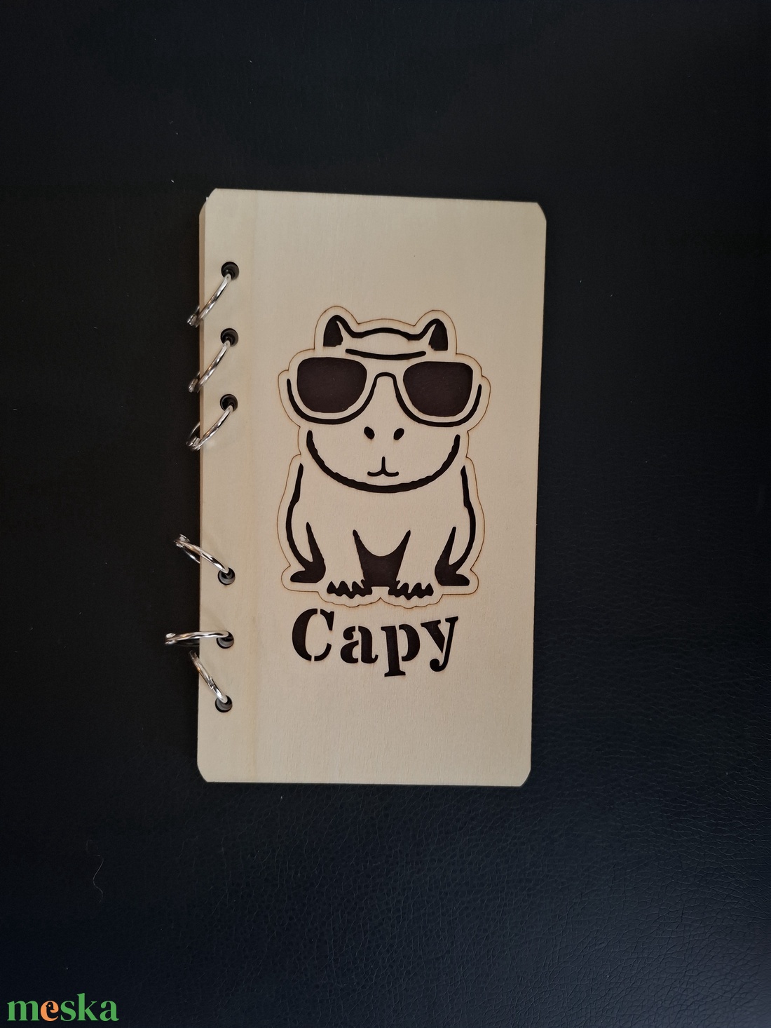 Capybara füzet - otthon & életmód - papír, írószer - jegyzetfüzet & napló - Meska.hu
