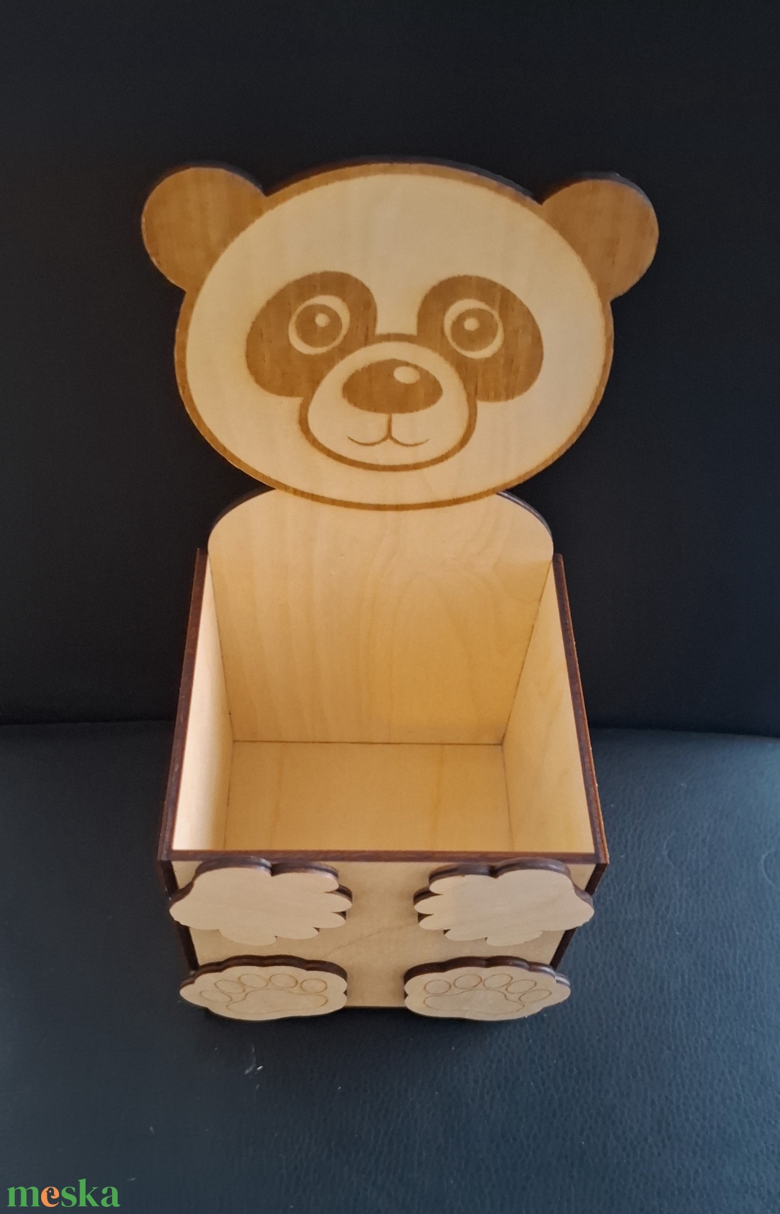 Festhető panda ceruzatarto - otthon & életmód - papír, írószer - tolltartó & ceruzatekercs - Meska.hu