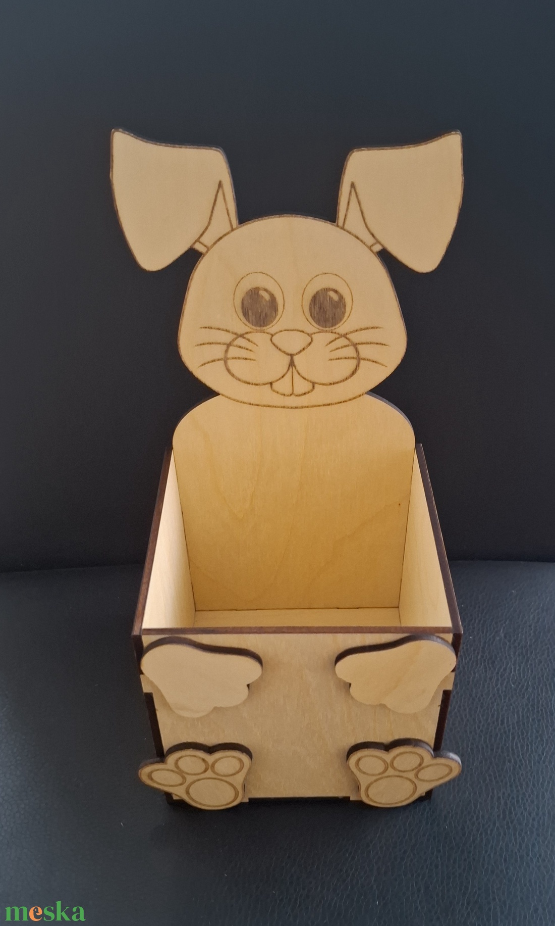 Festhető nyuszi ceruzatartó - otthon & életmód - papír, írószer - tolltartó & ceruzatekercs - Meska.hu