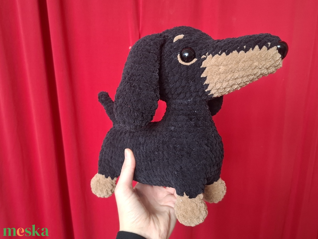 Tacskó kutya - játék & sport - plüssállat & játékfigura - kutya - Meska.hu