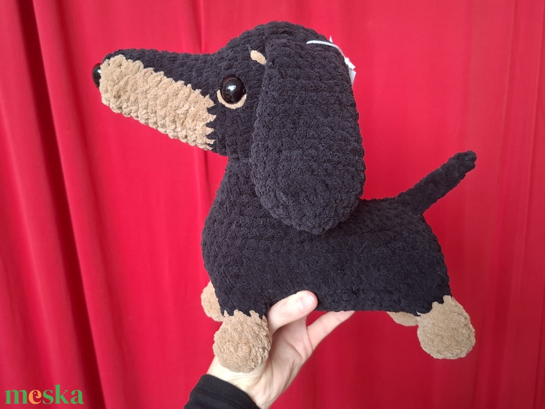 Tacskó kutya - játék & sport - plüssállat & játékfigura - kutya - Meska.hu